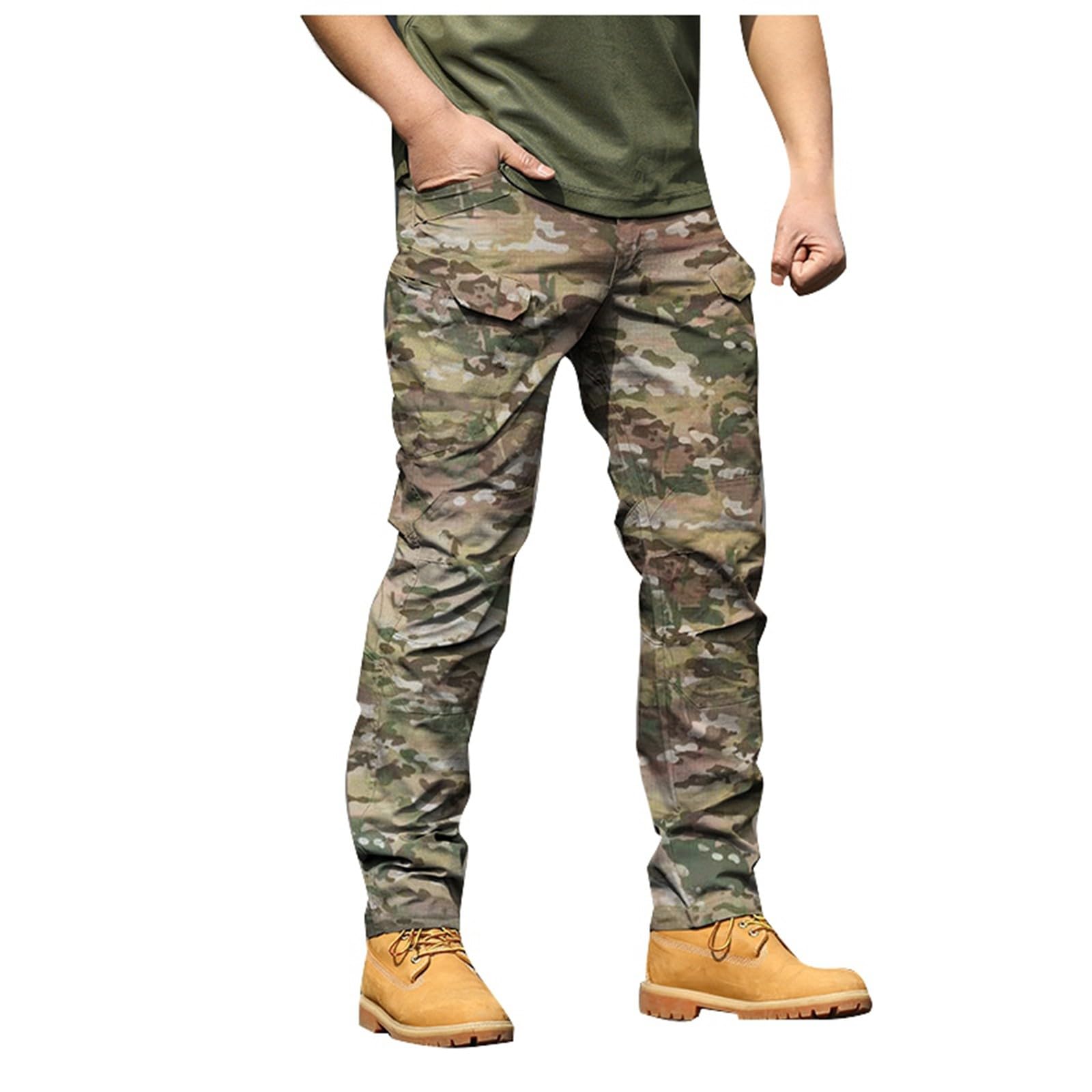 Cargo Pants for Men Outdoor Work Trousers Military Tactical Pants Ripstop Combat Sweatpants Joggers Hiking Pants