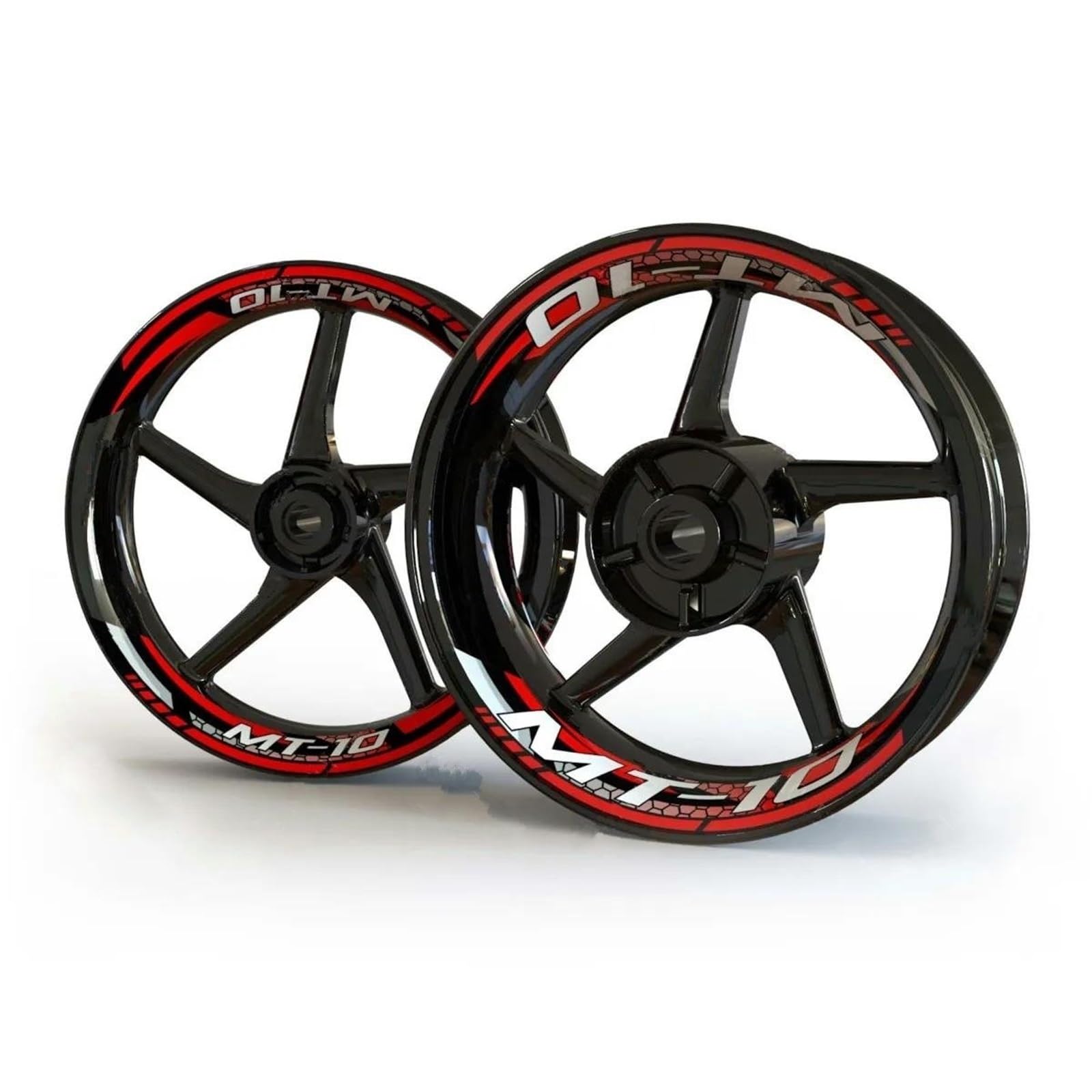 Wheel Stickers Motorcycle Rim Reflective Sticker for MT10 MT-10 MT 10 Wheel Hub Decals Waterproof Strips Stickers Rim Reflective Decal