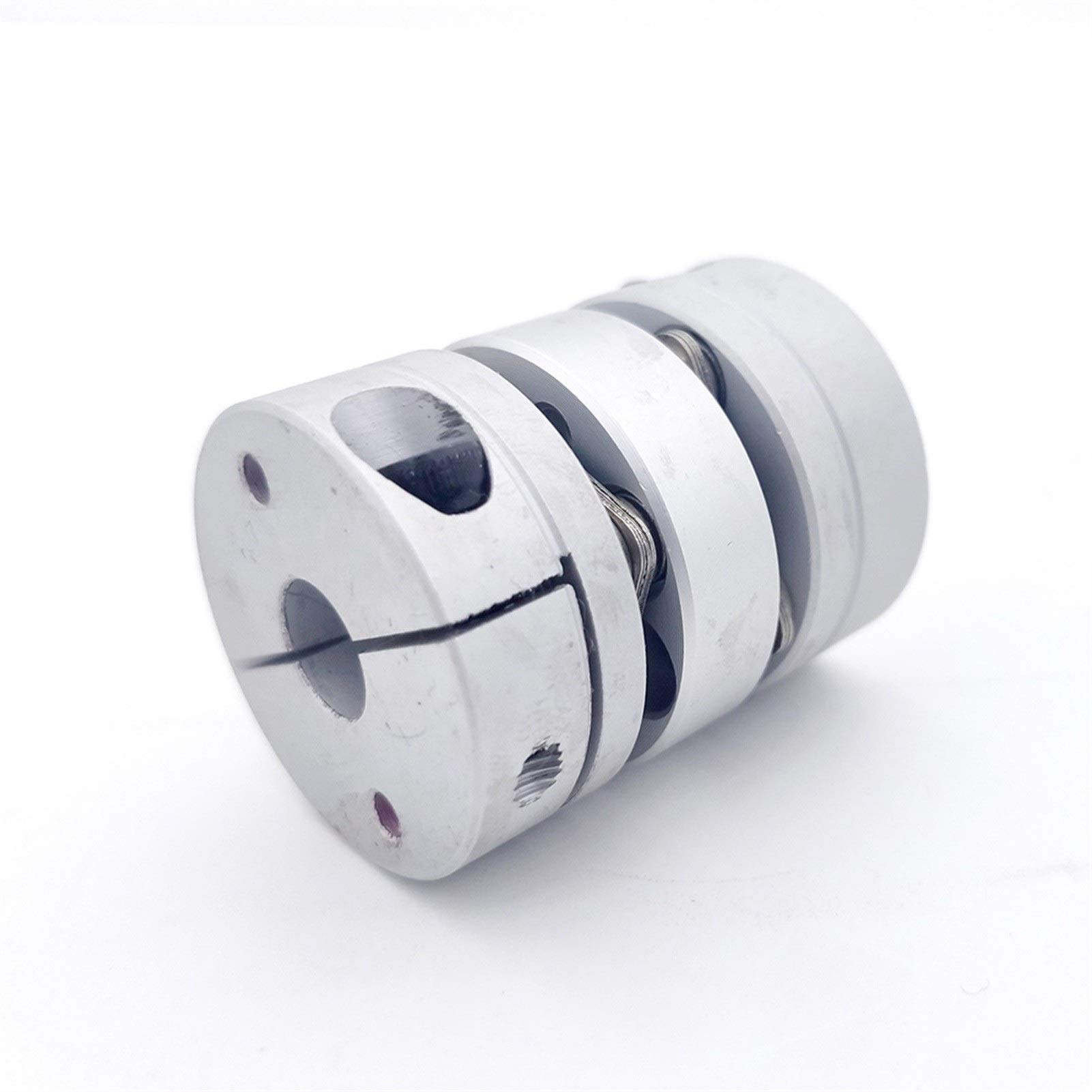 WAAZVXS Coupler Aluminum Alloy D34L45 Double Diaphragm Elastic Connector Ball Screw for Step Servo Motor Shaft Coupling (Inner Diameter : 9.525X9.525)