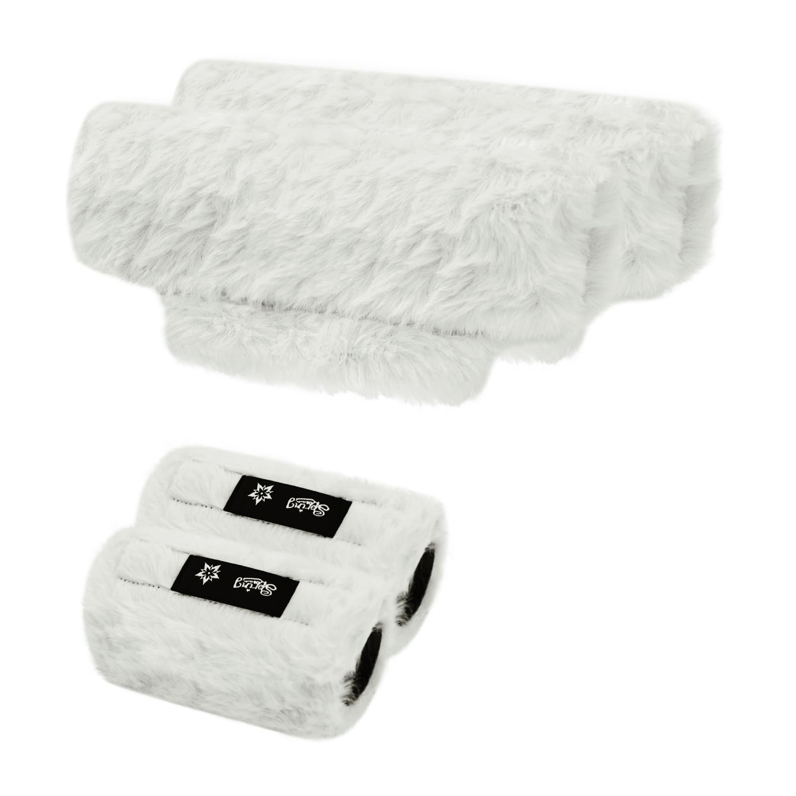 SPRING SEAON Crutches Padding Fuzzy Crutch Pads for Armpits and Hand Grips