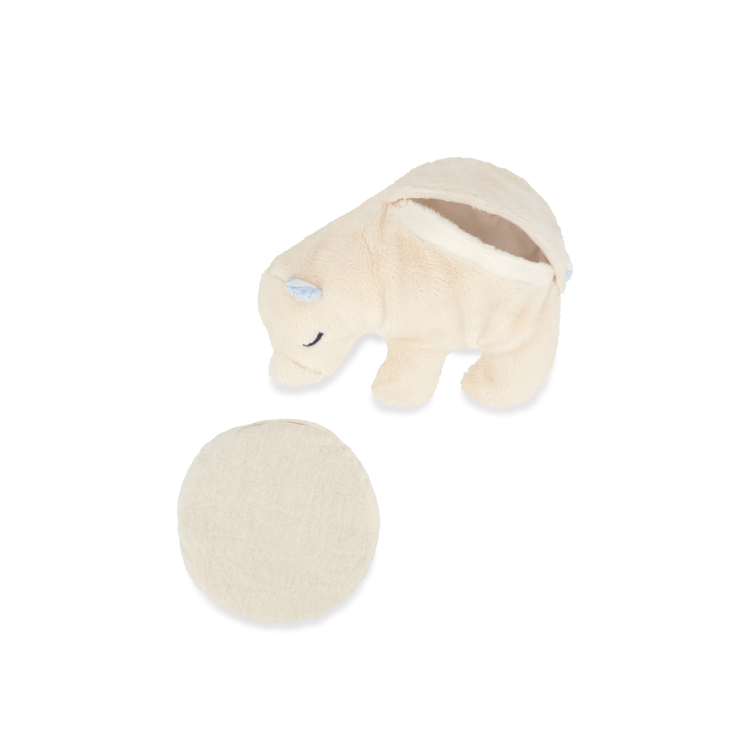 Kaloo - Hot & Cold Warmer - Bear Plush - Filled with Clay - Pain Relief - White/Beige - from Birth - K211005