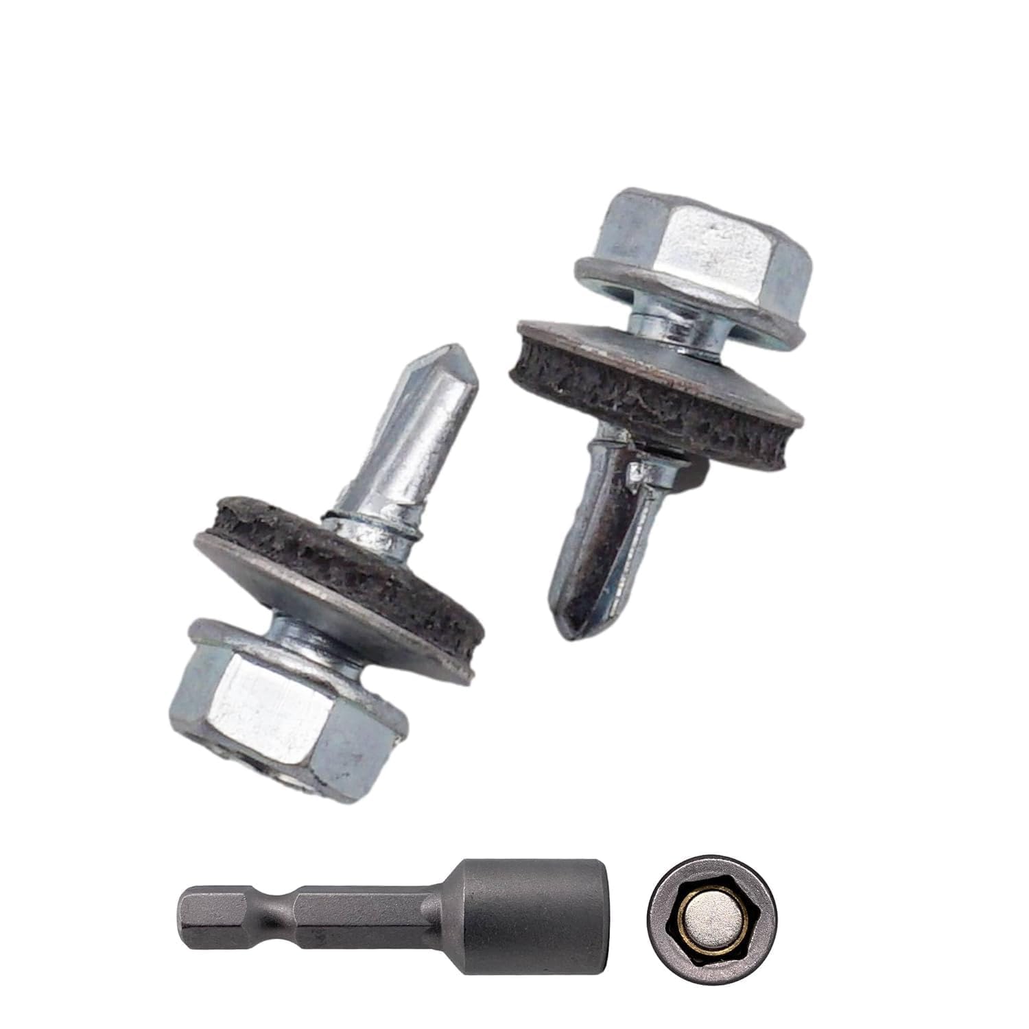 KE Self Drilling Roofing Screws with EPDM Sealing Washers (50, 10X20)-picture-11