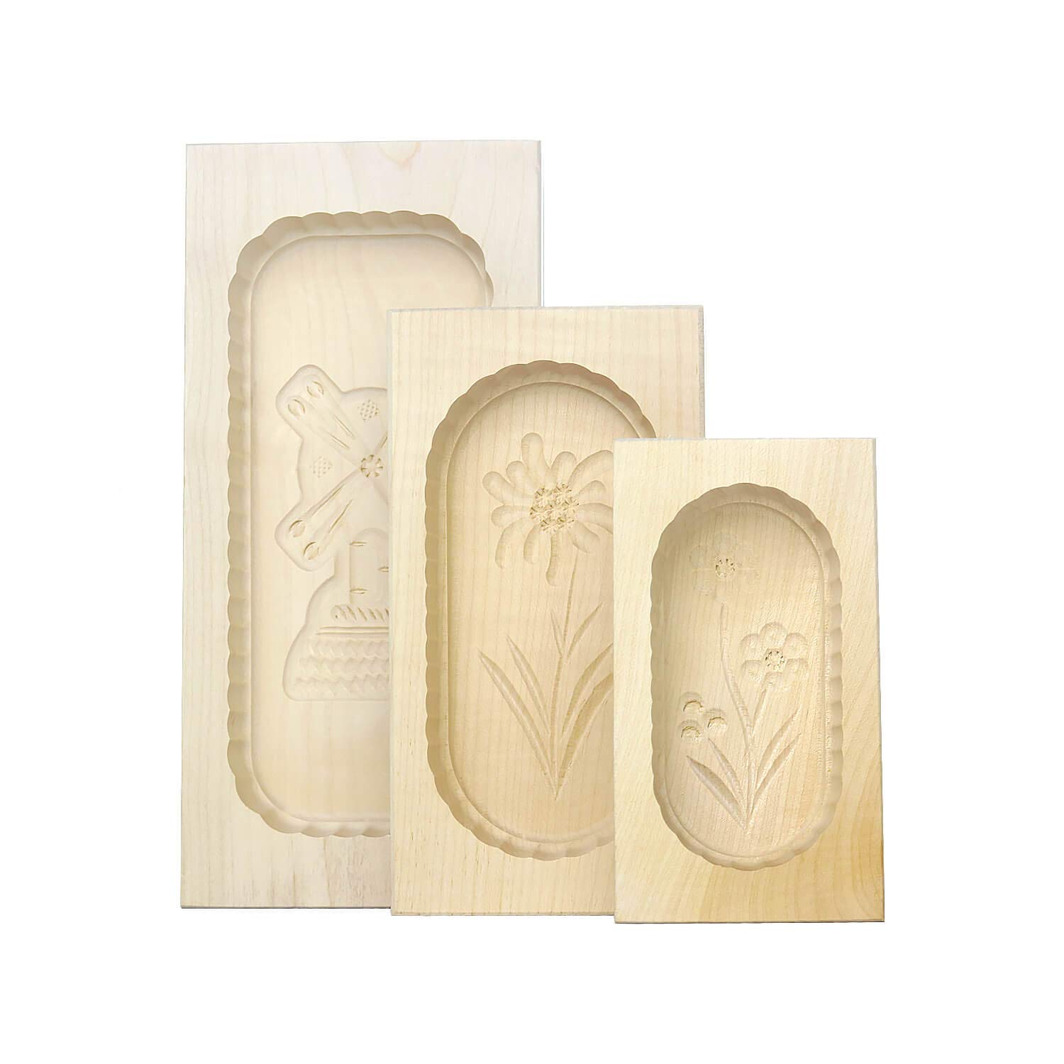 kaese-selber.de Butterformen-3er-Set Produktbeschreibung