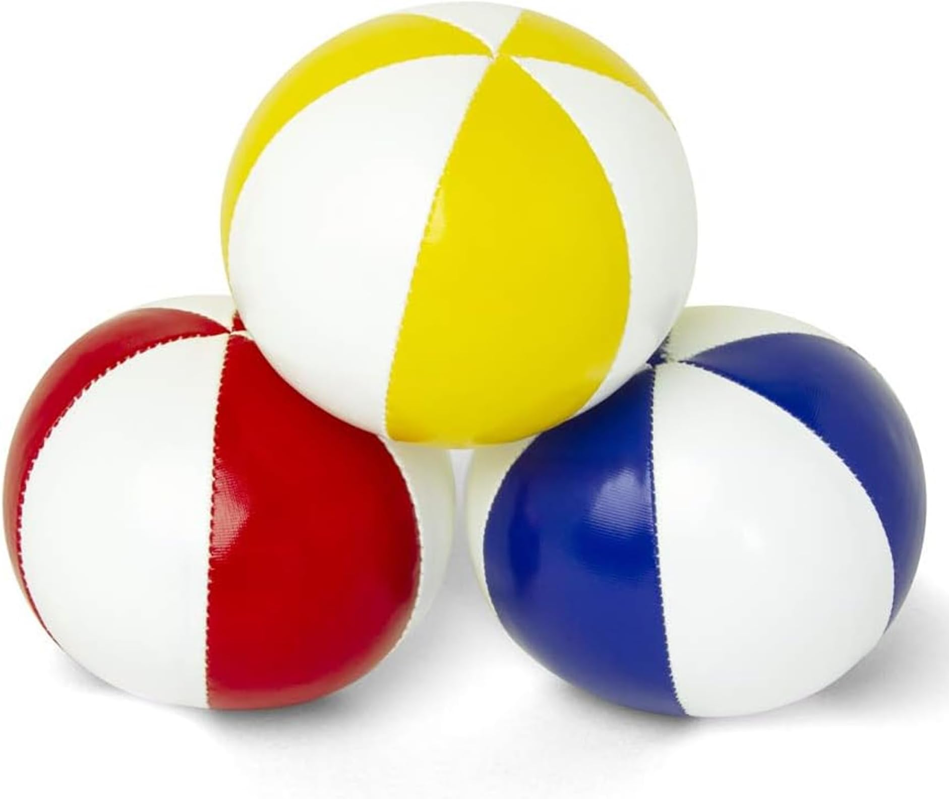 GloFX Juggling Balls [Pack of 3] for Beginners to Advanced Jugglers - No Bounce Design - Durable Weighted Juggle Ball Kit - 2 Layer Construction - Soft and Easy Juggling Kit