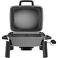 MASTER COOK Tabletop Gas Grill, 11500 BTU Portable Propane Grill Outdoor with Removable Side Shelves for BBQ Camping Patio Backyard