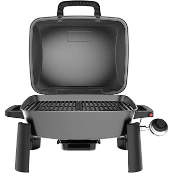 MASTER COOK Tabletop Gas Grill, 11500 BTU Portable Propane Grill Outdoor with Removable Side Shelves for BBQ Camping Patio Backyard
