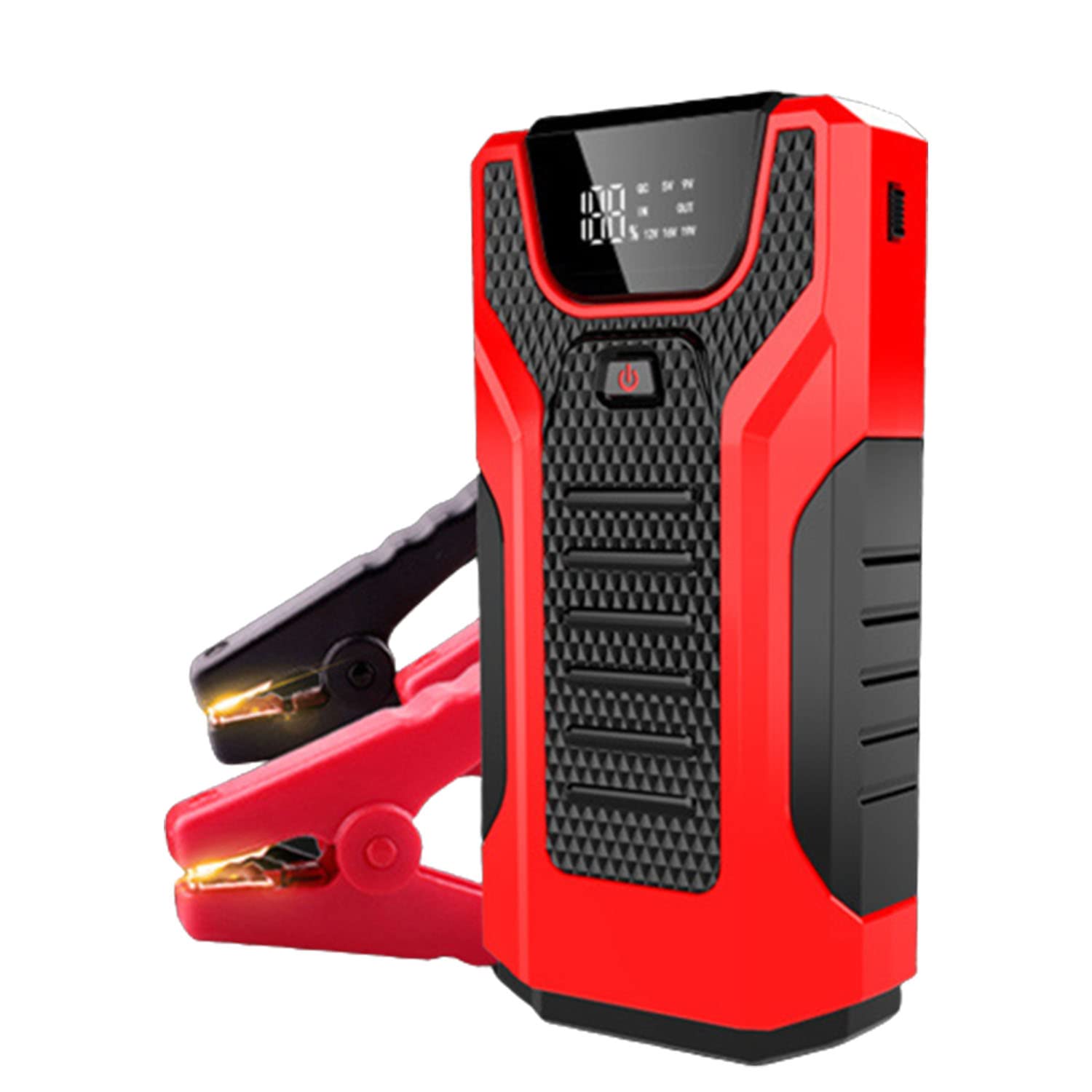 Arrancador de batería de Coche, 1000 A, 28 000 mAh, portátil, 12 V, para Motores de Gasolina de hasta 6 L y diésel de 4 L, con Pinzas Inteligentes.