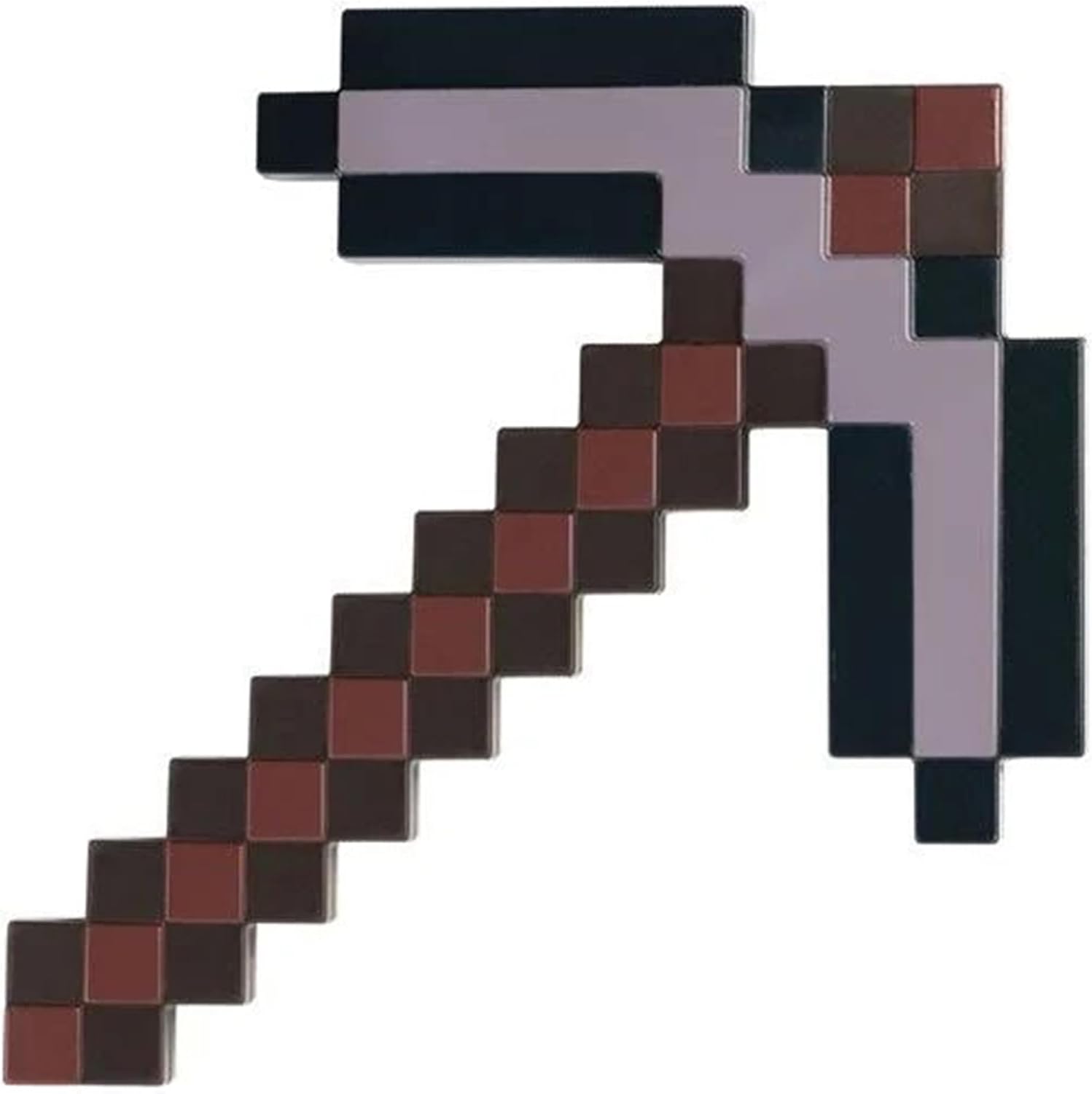 Minecraft Netherite Pickaxe Costume Accessory, Official Plastic Dress Up Prop, One Size