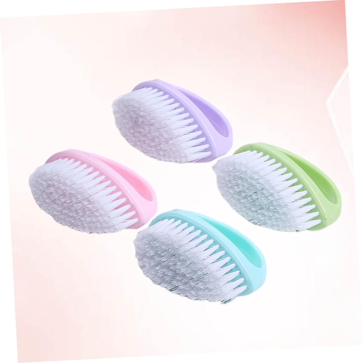 FOMIYES 12 Pezzi Spazzole per Bucato Multifunzionali con Setole in Plastica Antiscivolo Dimensioni Medie Design Blu Verde Rosa per Pulizia Vestiti Scarpe e Tessuti Resistente e Facile