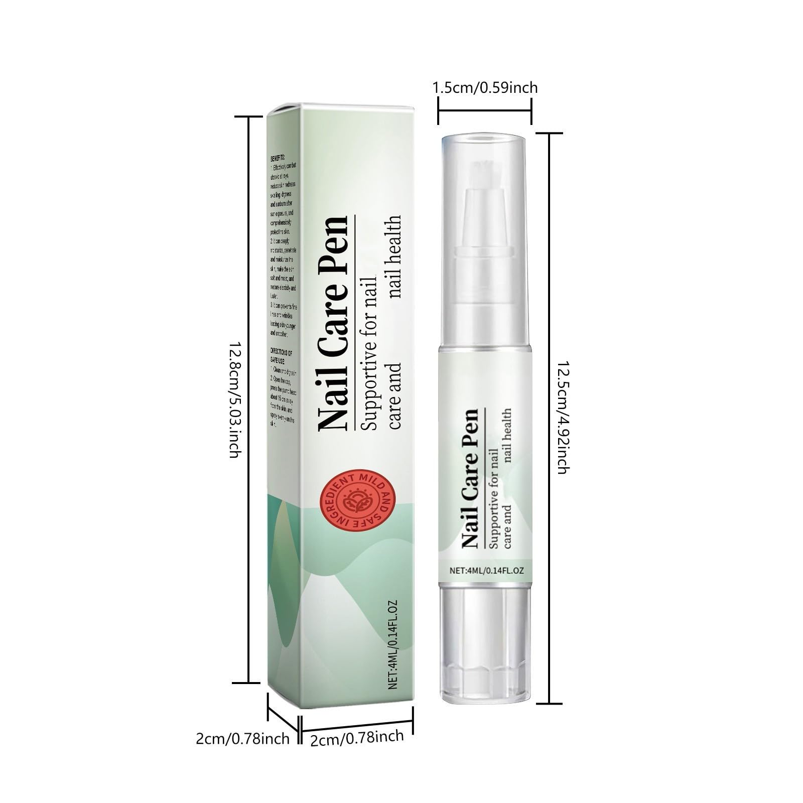 Nail Care Pen Nagelpilz Stift, Das Original, Kosmetische Pflege Bei Nagelpilzinfektion Schnell & Effektiv, Mit Teebaumöl, Vitamin E & Aloe Vera (8 PCS)