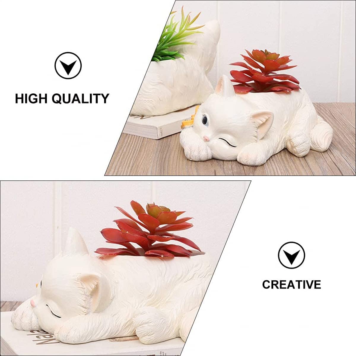 Pot De Fleurs En Résine Avec Soucoupe De Plateau, ... - Grandado