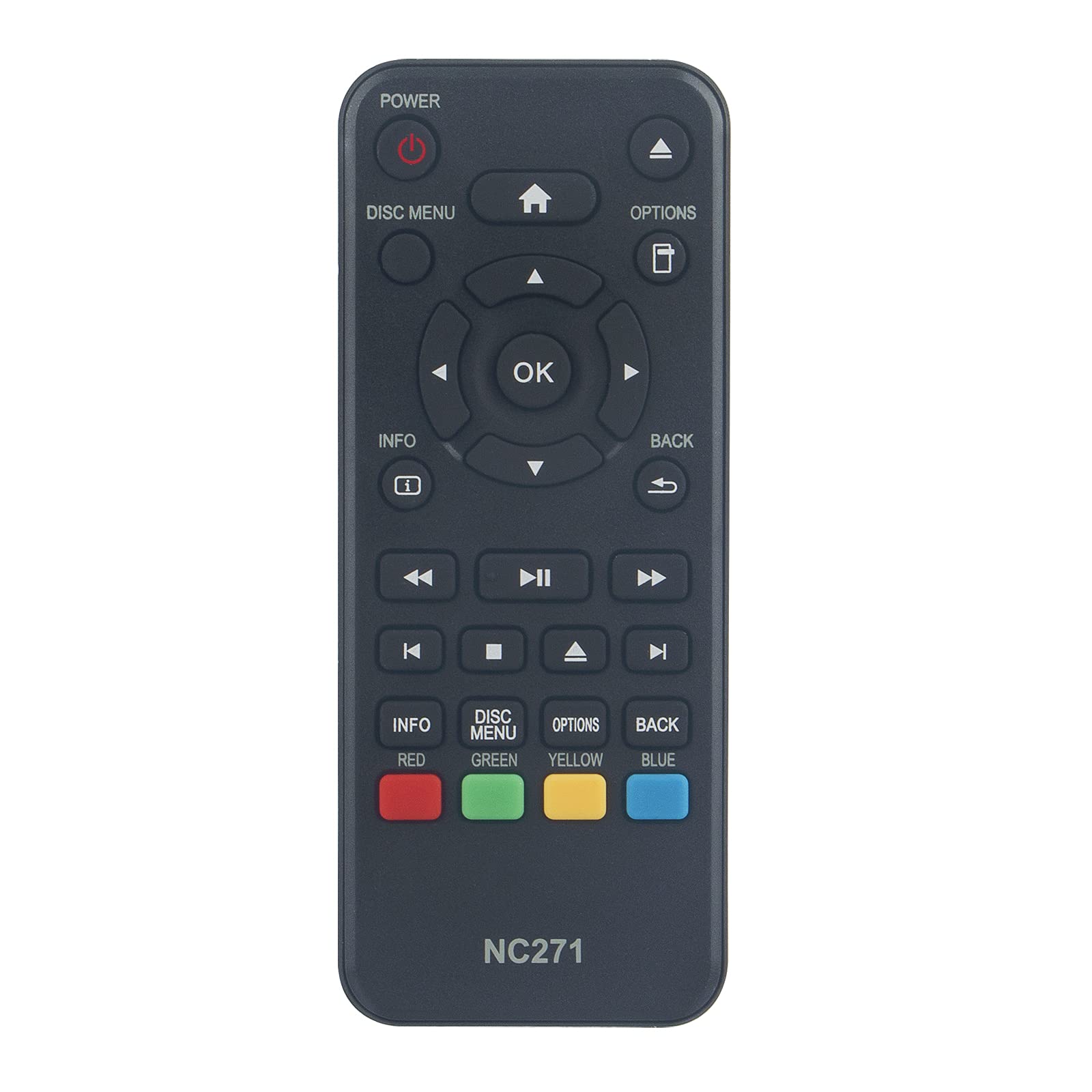 Replaced NC271 NC271UL Remote Control fit for Philips Blu-Ray DVD Player BDP1502 BDP1502/F7