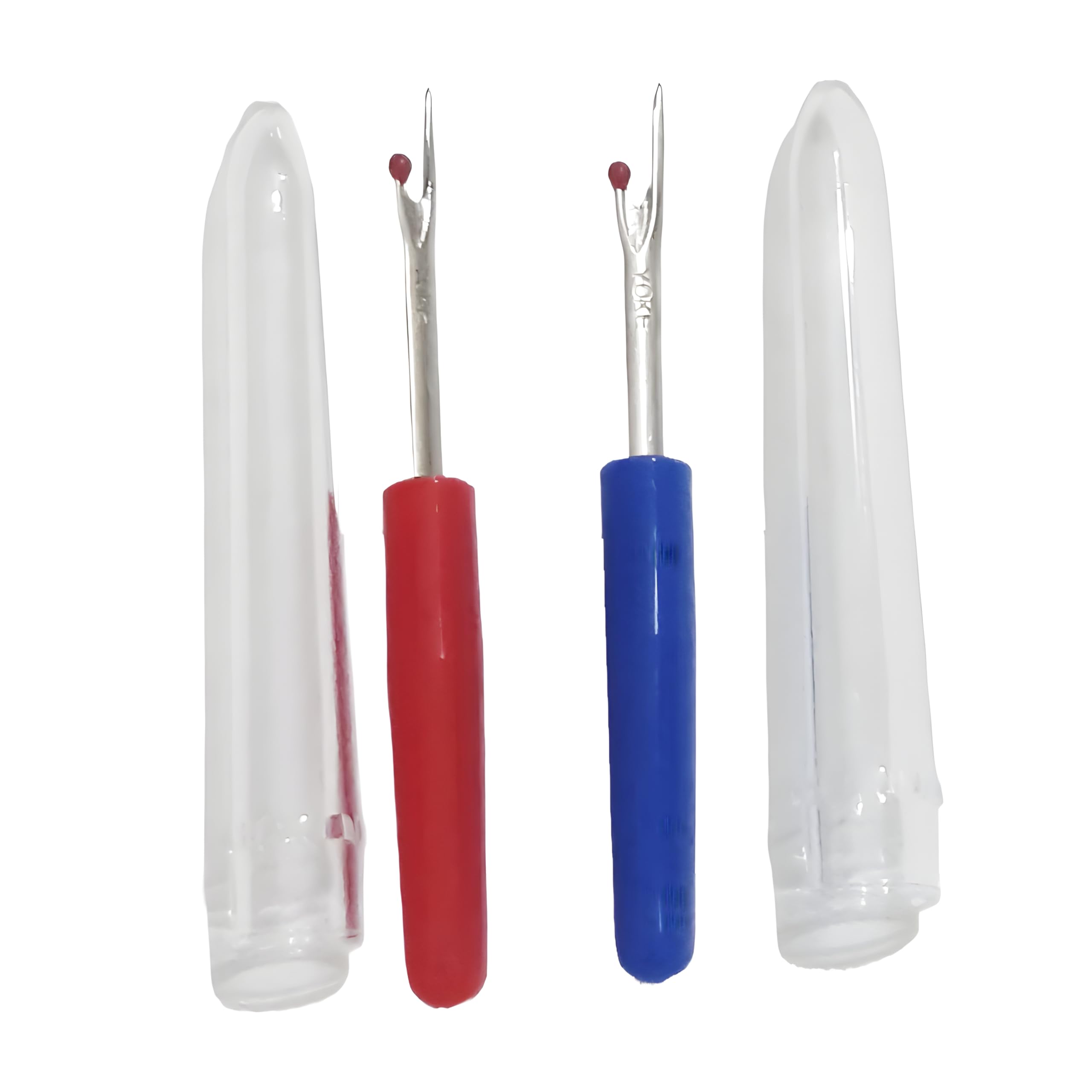 FINEWORLD[FW-ST-SMRP-4] Stitch Opener Seam Ripper Stitch Unpicker Stainless Steel Sewing Tool.[Pack of 4].