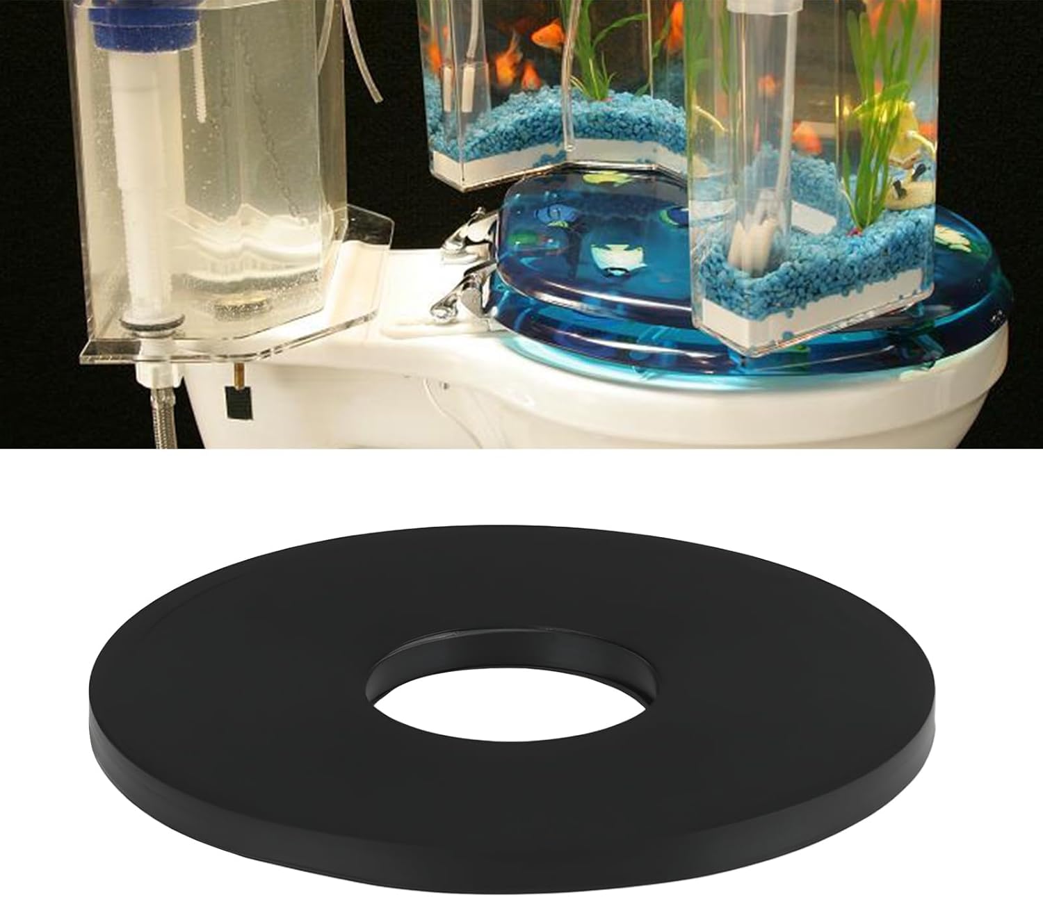 4Pcs Toilet Tank Gasket 58x20.5x3 mm Siphon Bell Seal 7412 Washer Compatible with JOMO