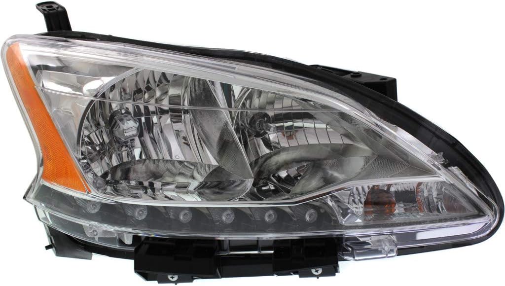 For Nissan Sentra Headlight 2013 2014 2015 Driver Side CAPA Certified For NI2502216 | 26060-3SG2A