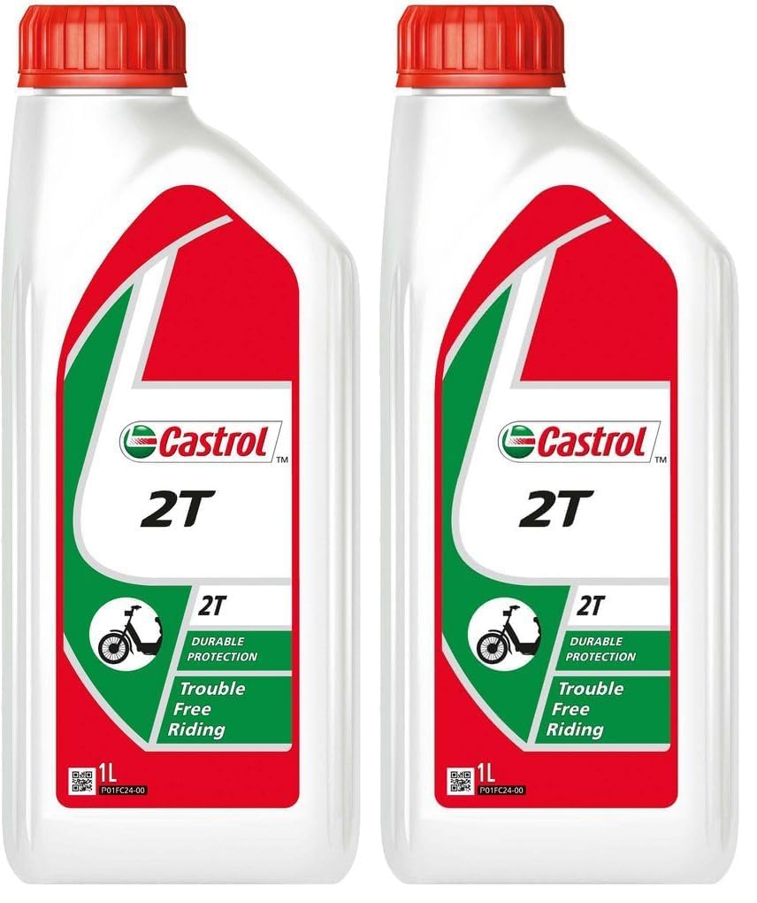 Castrol 2T 2-Takt Motoröl, 1L (Packung mit 2)