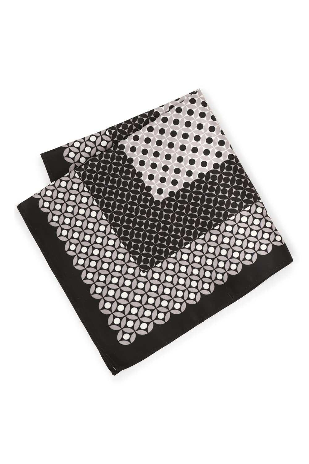 peter england Men's Microfiber Handkerchief (PS32193592_Black_Free Size)-picture-12