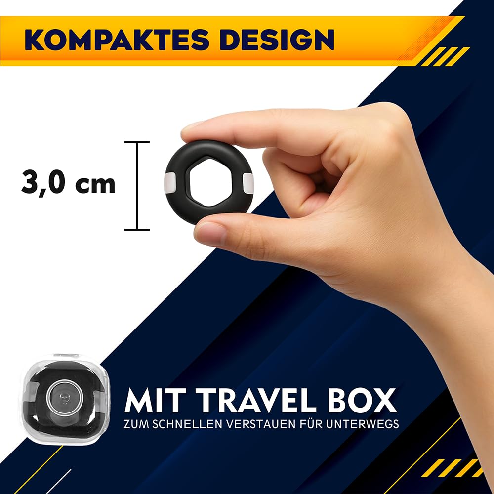 Jawline Trainer & Mascella – Rimozione mento doppio & Jawline Exerciser per un efficace allenamento della mascella e costruzione muscolare, per fitness e sport per uomini e donne