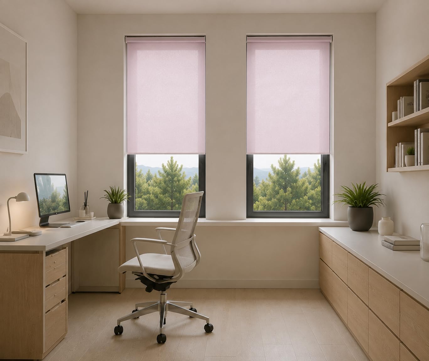 Estoralis Gove Tenda a Rullo Traslucida Liscia, Poliestere, Lilla, 170 x 230 cm