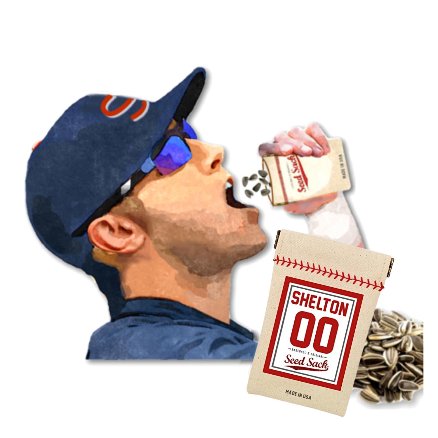 Baseball's Original Seed Sack - Customized for The Player. Take it on The Baseball Field!