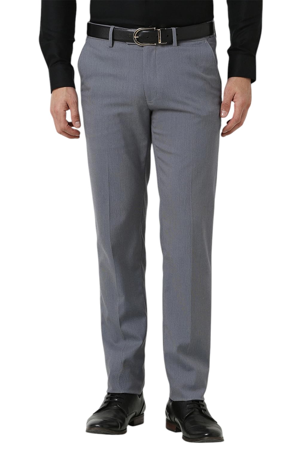 Men's Straight Fit Mid Rise Trouser