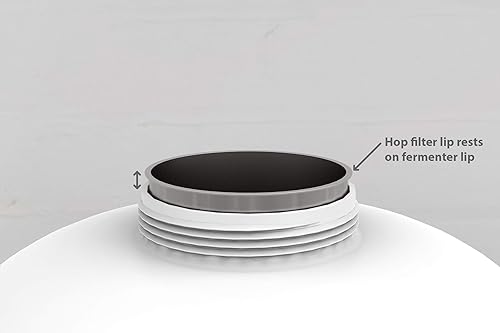 Miniatura 6 de FastFerment Hop Filter Acero Inoxidable: Compatible con nuestros fermentadores cónicos de 7.9 y 14 galones. Elaboración de cerveza, fermentación de