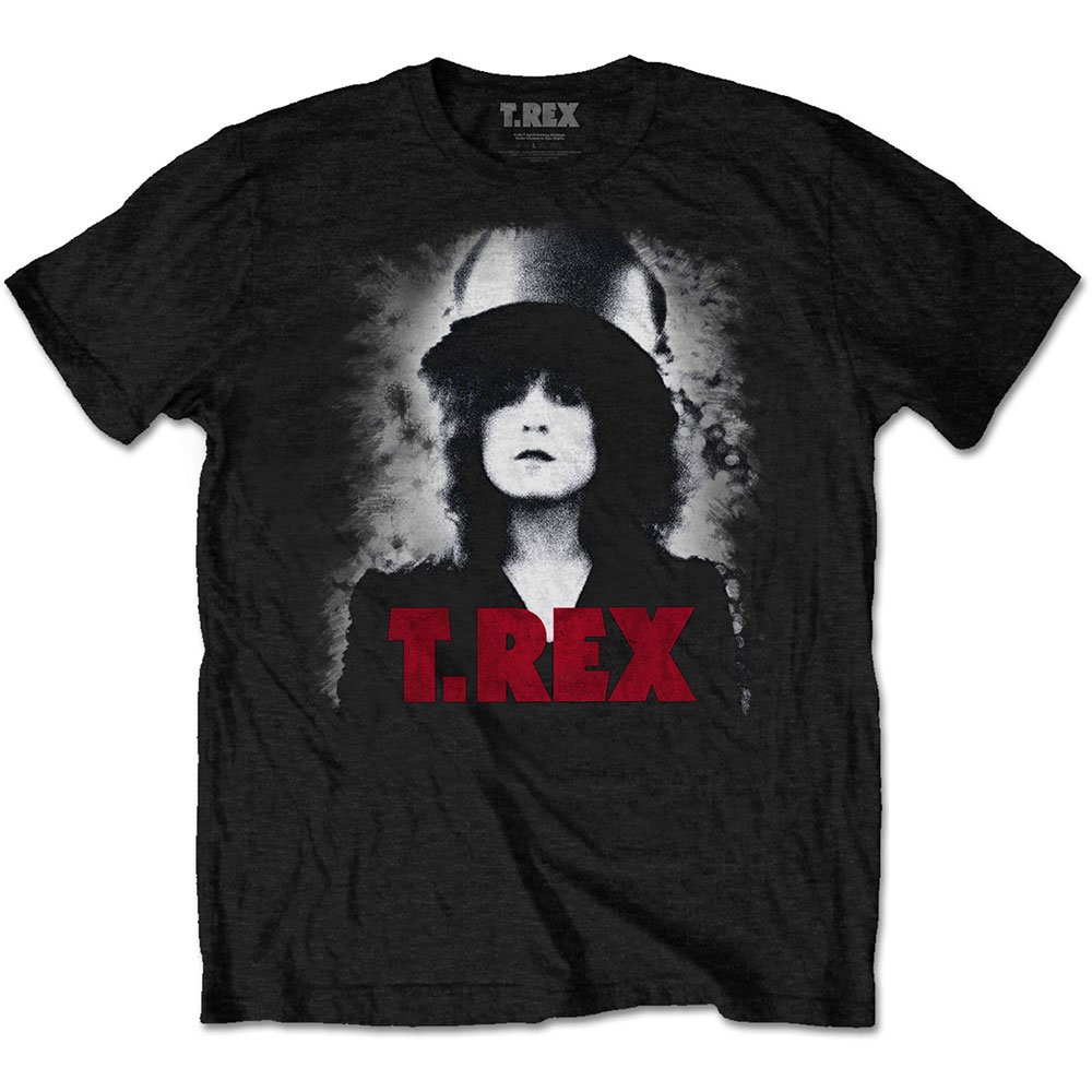 T-Rex Slider Official Tee T-Shirt Mens Unisex (Small) Black