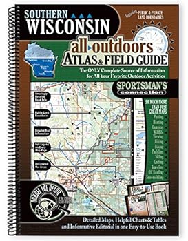 Spiral-bound Southern Wisconsin All-Outdoors Atlas & Field Guide Book