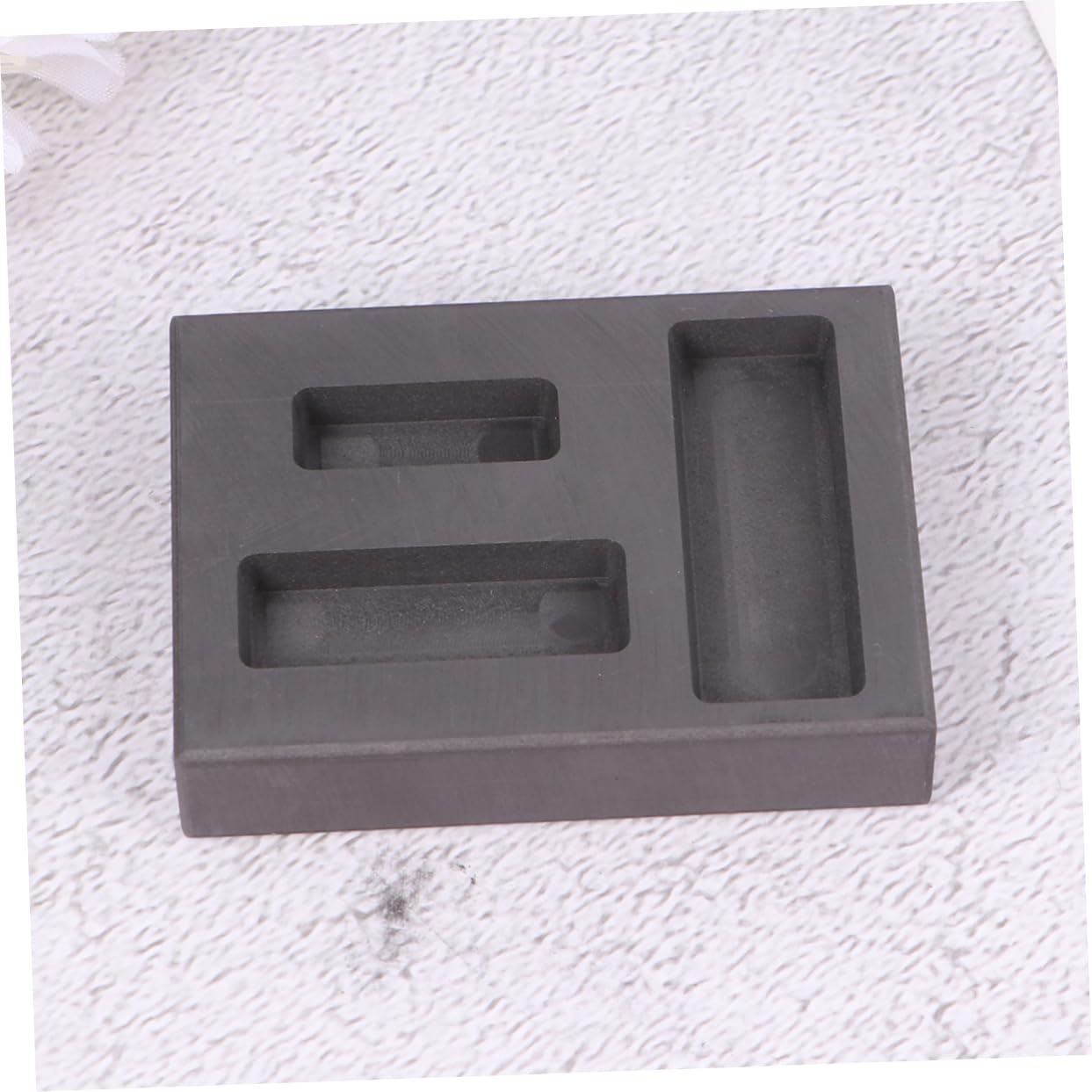 ARTIBETTER 3 Stück Slot Graphit Gießform für Gold Silber und Nichteisenmetalle Hochtemperaturbeständig und Korrosionsresistent für Labor und Bildung Schwarz
