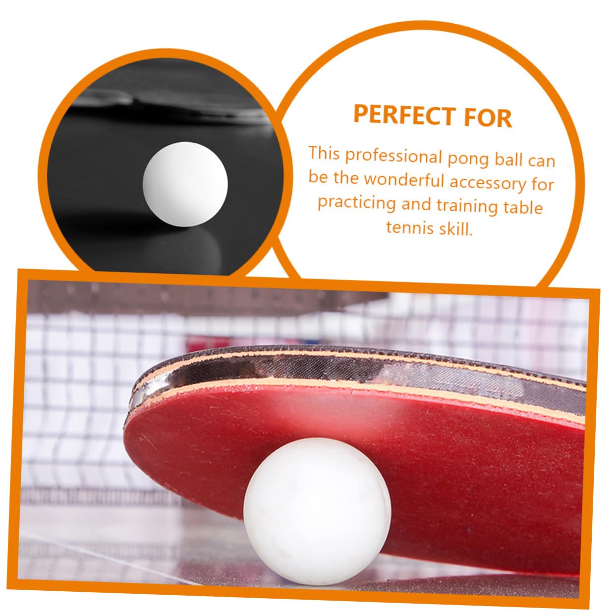 ifundom Pong De Pong Blancas Pelota De Pong De Tenis Apestar Entrenador De Tenis De Mesa Bolas De Pong Bolas De Plastico Abdominales Blanco