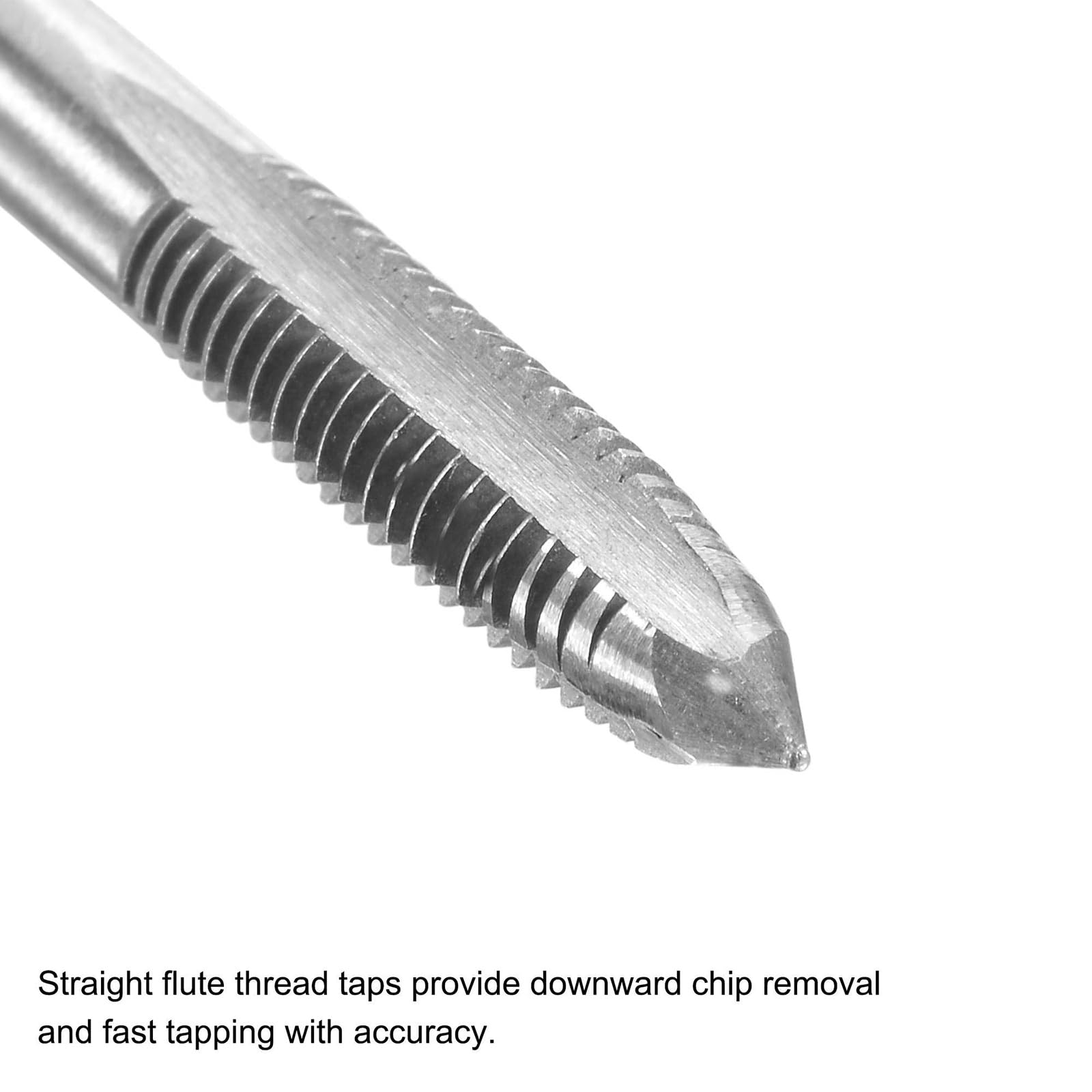 MACHSWON Adjustable T-Handle Tap Wrench Set,M3 M4 M5 M6 Hand Thread Taps & 2.5mm 3.5mm 4.2mm 5.2mm Twist Drill Bits,High Speed Steel Threading Tool for Metal Aluminum Plastic Wood,9pcs - Image 4