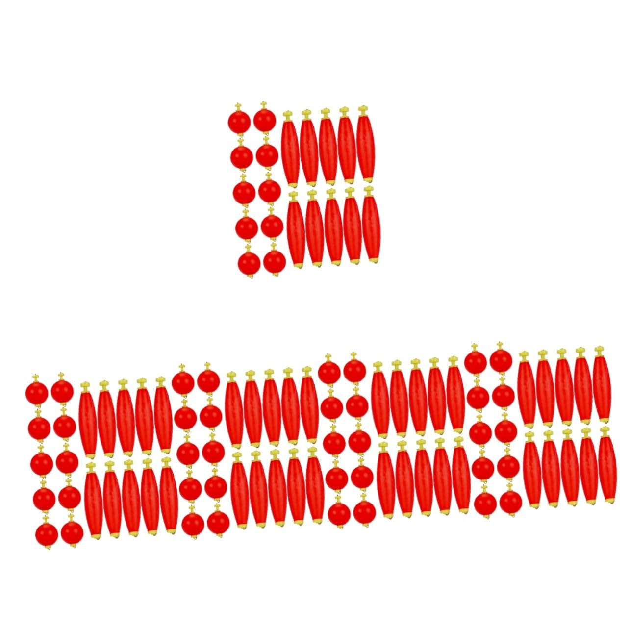 BESPORTBLE Flotteur De Pêche Canne À Pêche Matériel De Pêche en Mer Marqueur Pôle Plate-Forme Appâts De Pêche Attaquer Rouge Mousse D'éthylène Et D'acétate De Vinyle