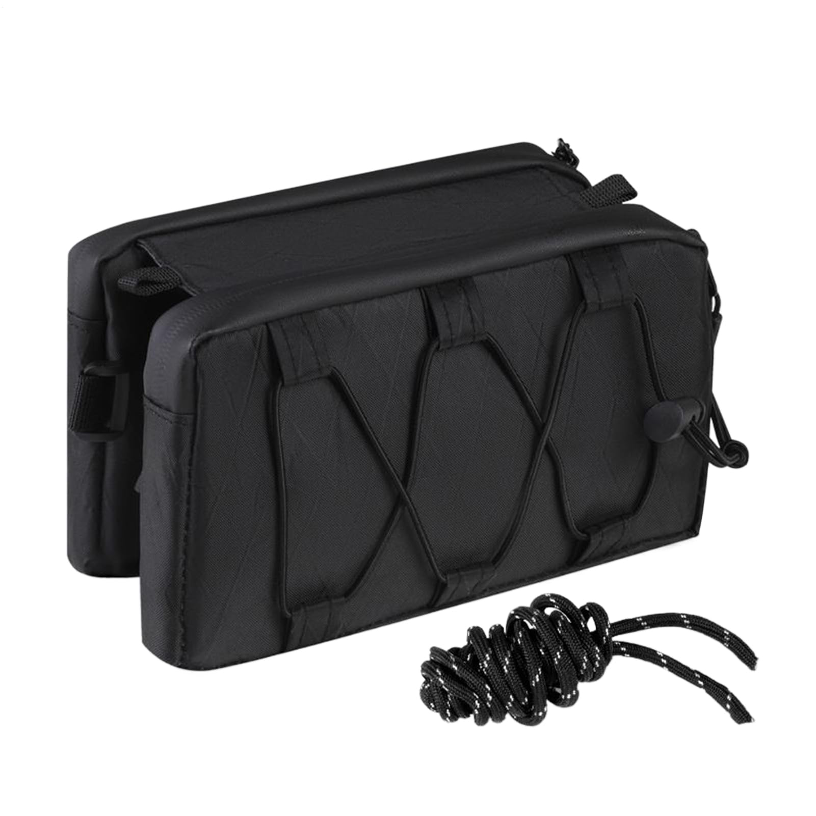 Bike Top Tube Bag - Reflective Cycling Storage Pack | Multi-Function Seat Bag for Phone, Gear, Tools, Commuting, and Travel, Easy Mount, and Secure Design