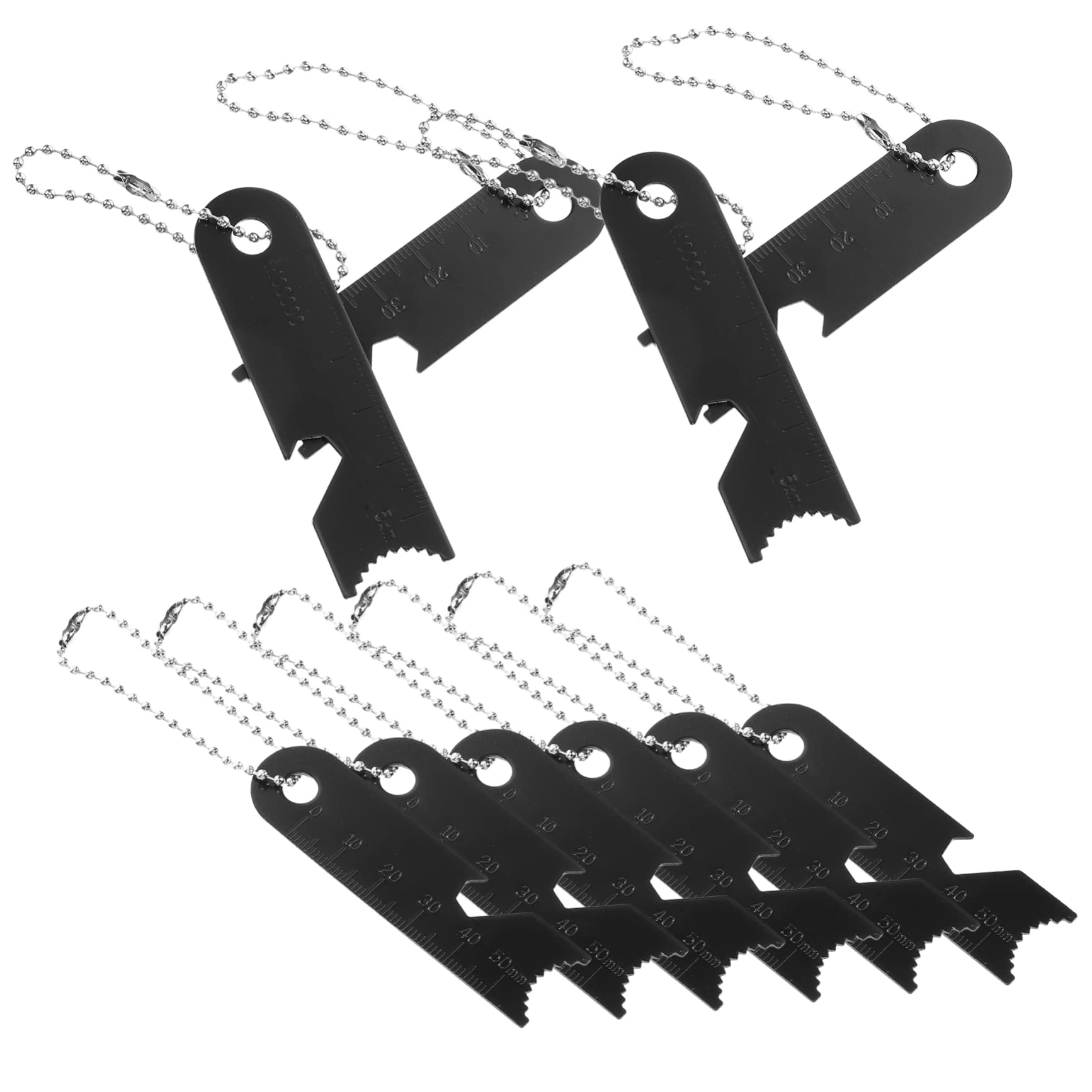 BESPORTBLE Lot de 10 Grattoirs Portables pour Camping Survie Durgence Accessoires Dextérieur Allume-feu Règles Multifonctions 10 Pièces X 10
