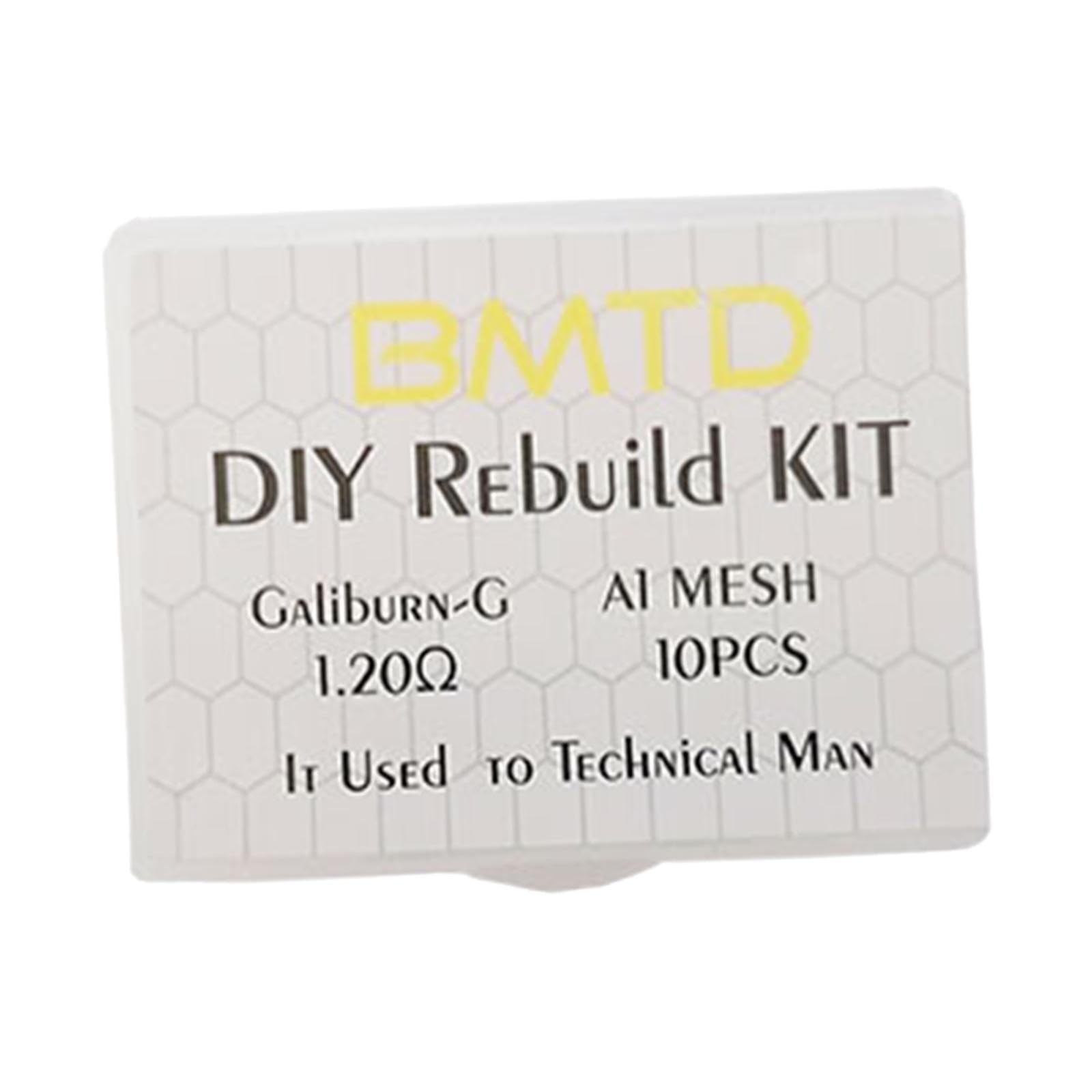 Enakshi DIY Rebuild Kit NI80 Mesh Coil DIY Tool Accessory Galibur-G 1.2ohm |Consumer Electronics | Other Consumer Electronics-picture-13