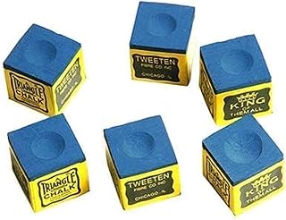 JBB Billiard, Pool and Snooker Chalk 6pcs