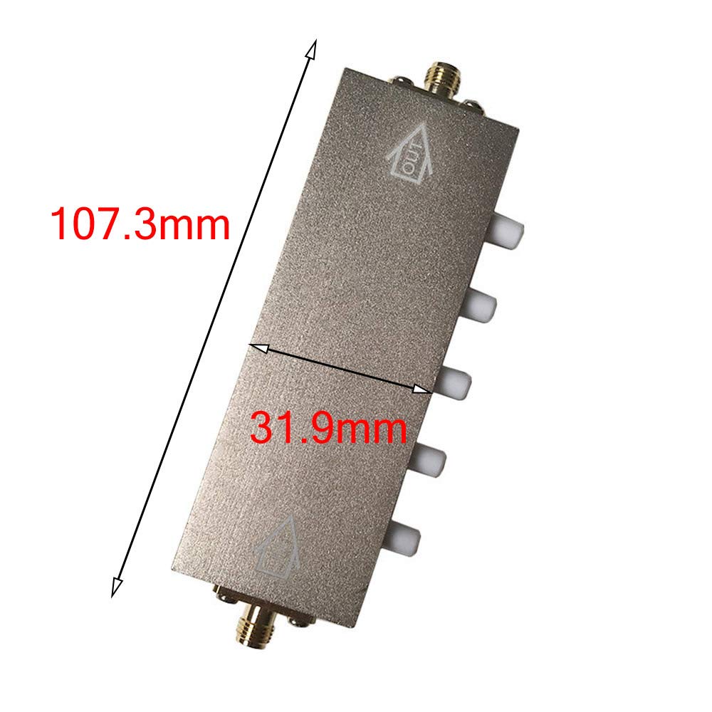 BECEN Attenuatore a passo a pulsante RF da femmina a femmina da 0 a 30 dB SMA - Attenuatore a pressione a chiave 3 GHz 50 ohm