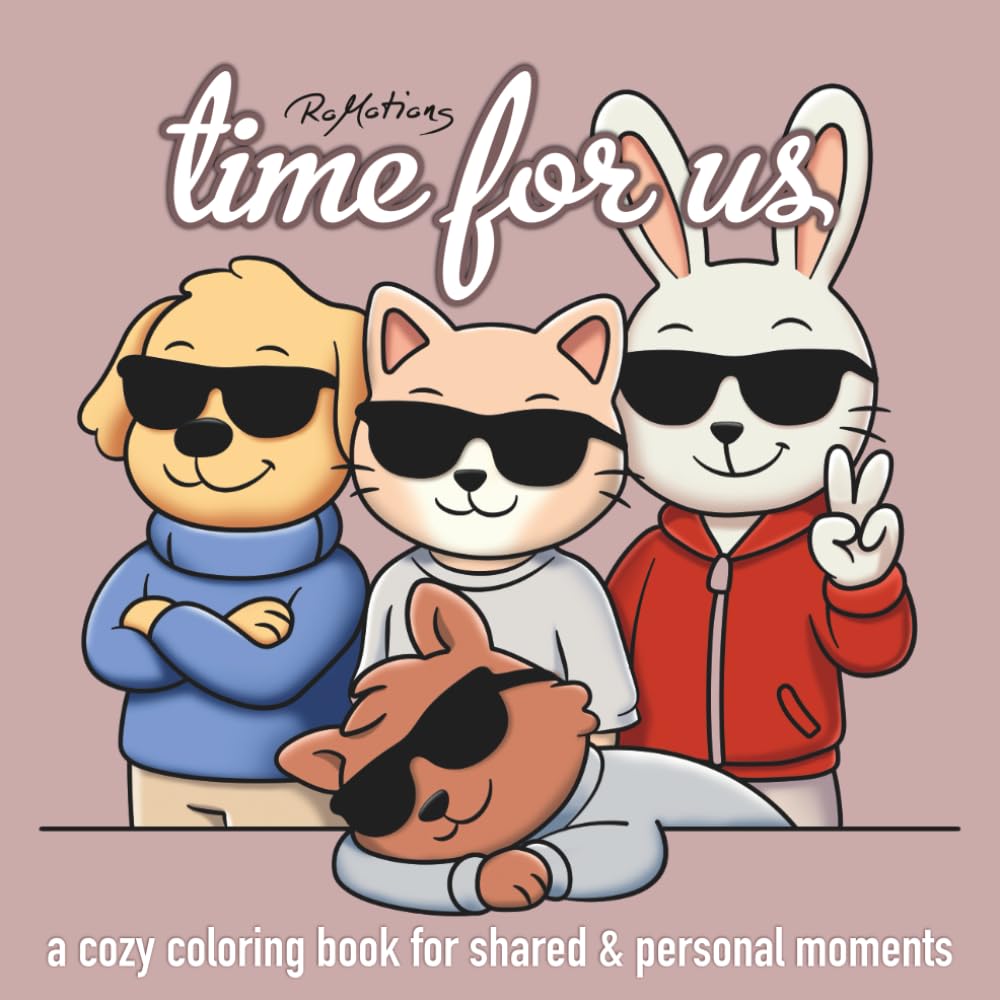 time for us: a cozy coloring book for shared & personal moments