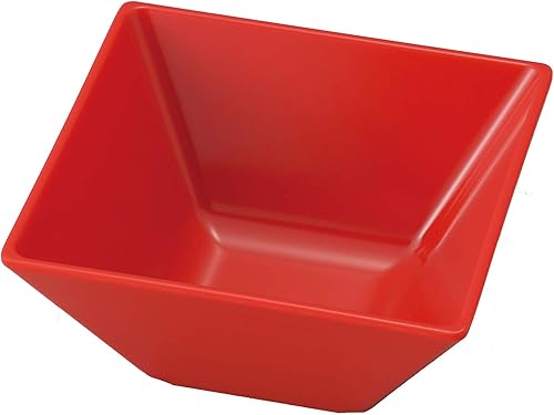 Miniatura 13 de Nagao SP-115R Unbreakable Tableware, Round Plate, Red, Deep Plate, 7.9 inches (20 cm), Made in Japan 02: Rojo