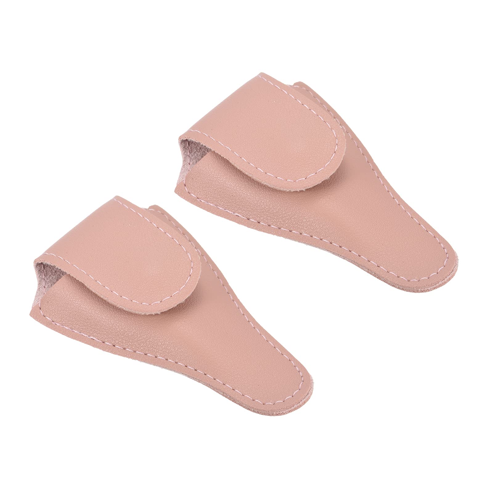 Étui en cuir pour ciseaux à broder PATIKIL - Lot de 2 protections roses 11,4 x 6,6 cm