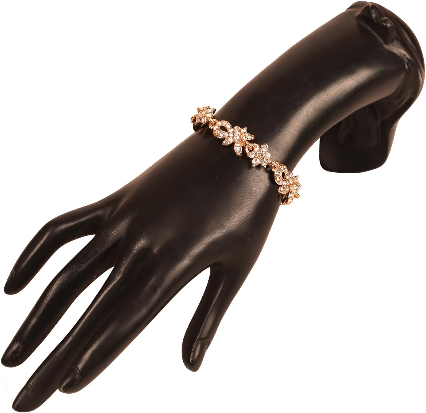 Touchstone Indian jewelry sets for women maang tikka wedding guest gold necklace bollywood jewellery set pageant elegant prom bride accessories western crystal chunky rhinestone necklaces - Image 9