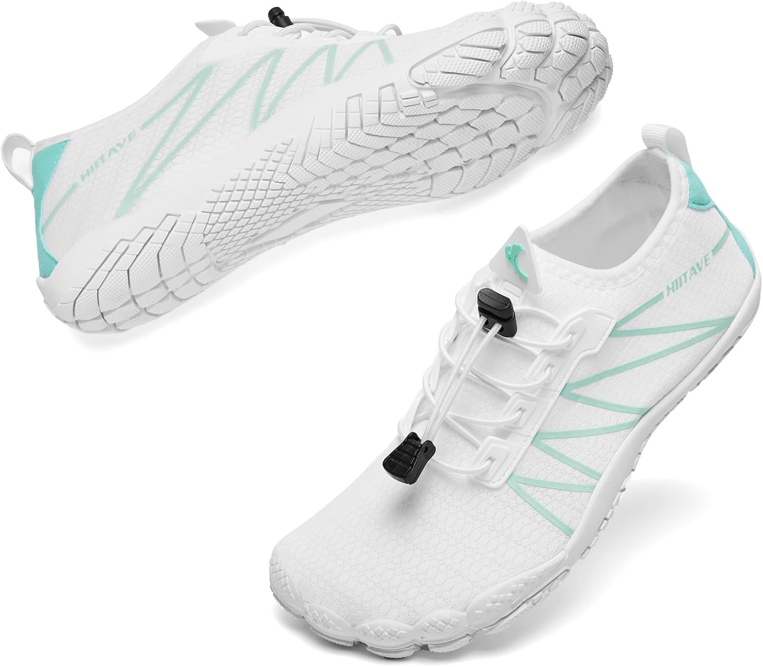 hiitave Womens Water Shoes Quick Dry Barefoot for Swim Diving Surf Aqua Sports Pool Beach Walking Yoga