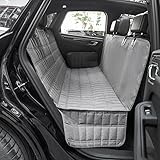 LKEKE Dog Car Seat Cover for Volvo XC60, Dog Car Seat Cover for Back Seat Pet Seat Cover Back Seat Extender for Dogs Car Travel Accessories,Grey-D