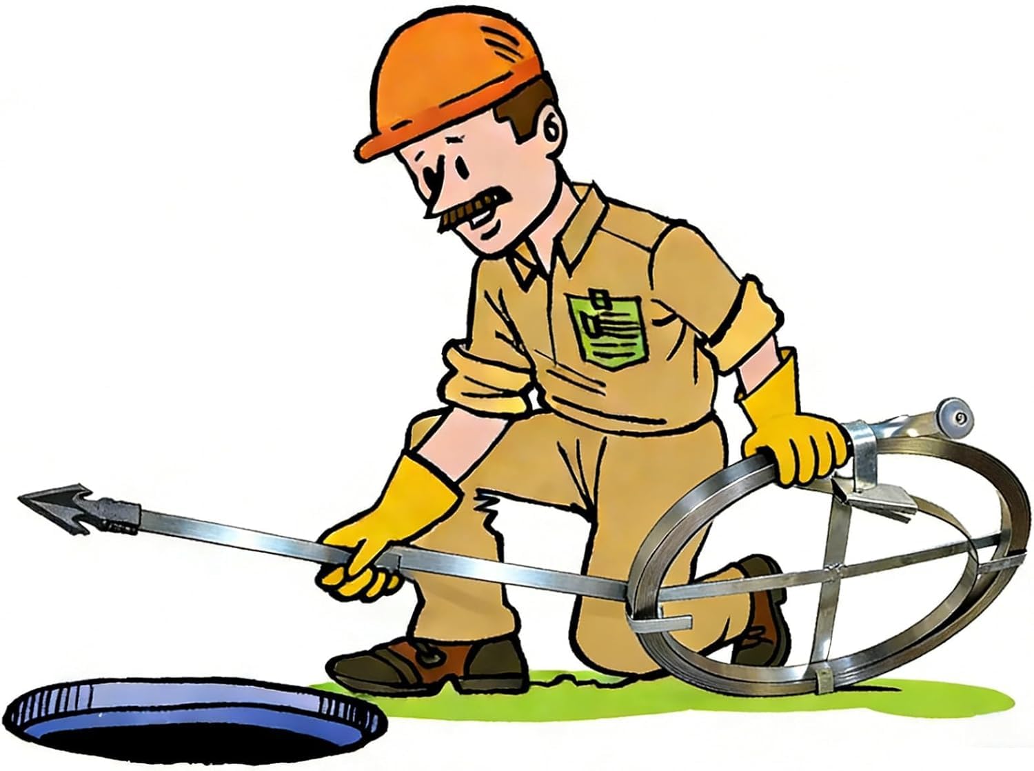 k3Mq9Rw Drain Auger Main Drain Unblocker, Suitable For Septic Tanks(L 25m)