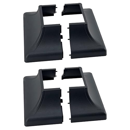 Miniatura 6 de Myard Falda de poste entrelazada para postes de 1 x 1 pulgada con placa de montaje de base de 3.5 x 3.5 pulgadas, instalación rápida en pies de