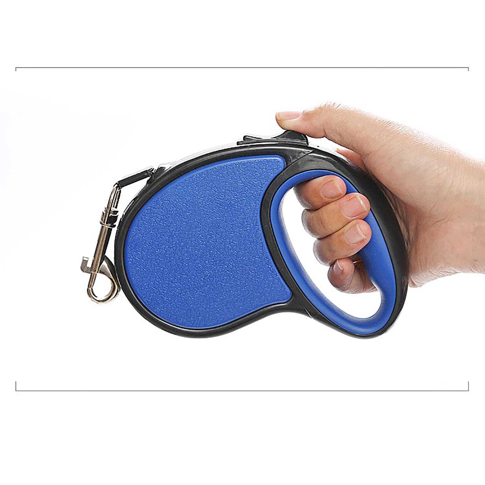 Guinzaglio Retrattile Per Cani – Resistente, Con Pulsante Di Blocco E Sblocco, Impugnatura Ergonomica, Lunghezza 3 O 5 Metri, Per Cani Medi E Grandi