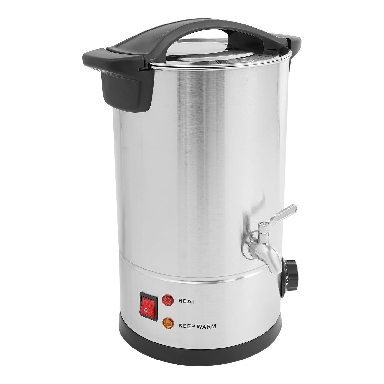Derretidor de cera de acero inoxidable – 1800 W profesional caldera eléctrica de cera con termostato, 30 – 110 °C, olla de fusión de velas DIY para cera de soja/fabricación de velas (220 V