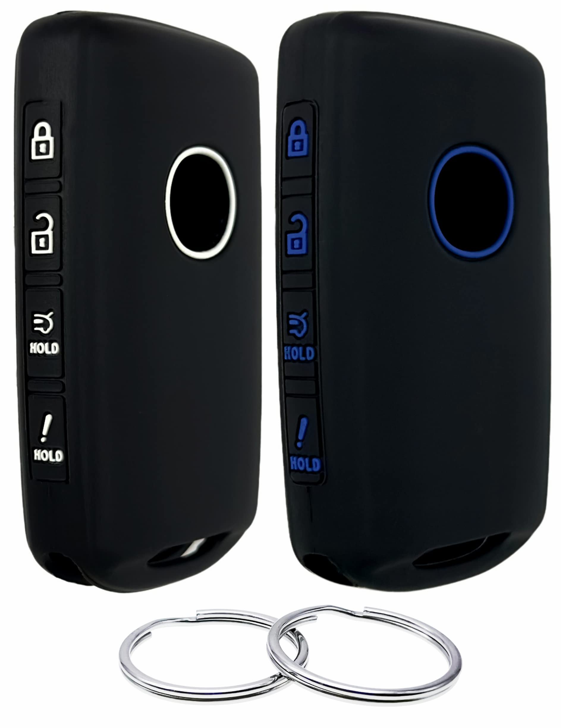 Silicone Rubber Key Fob Cover Compatible with 2019-2025 Mazda 3 6 CX-30 CX-5 CX-9 CX-50 WAZSKE11D01 662F-SKE11D01