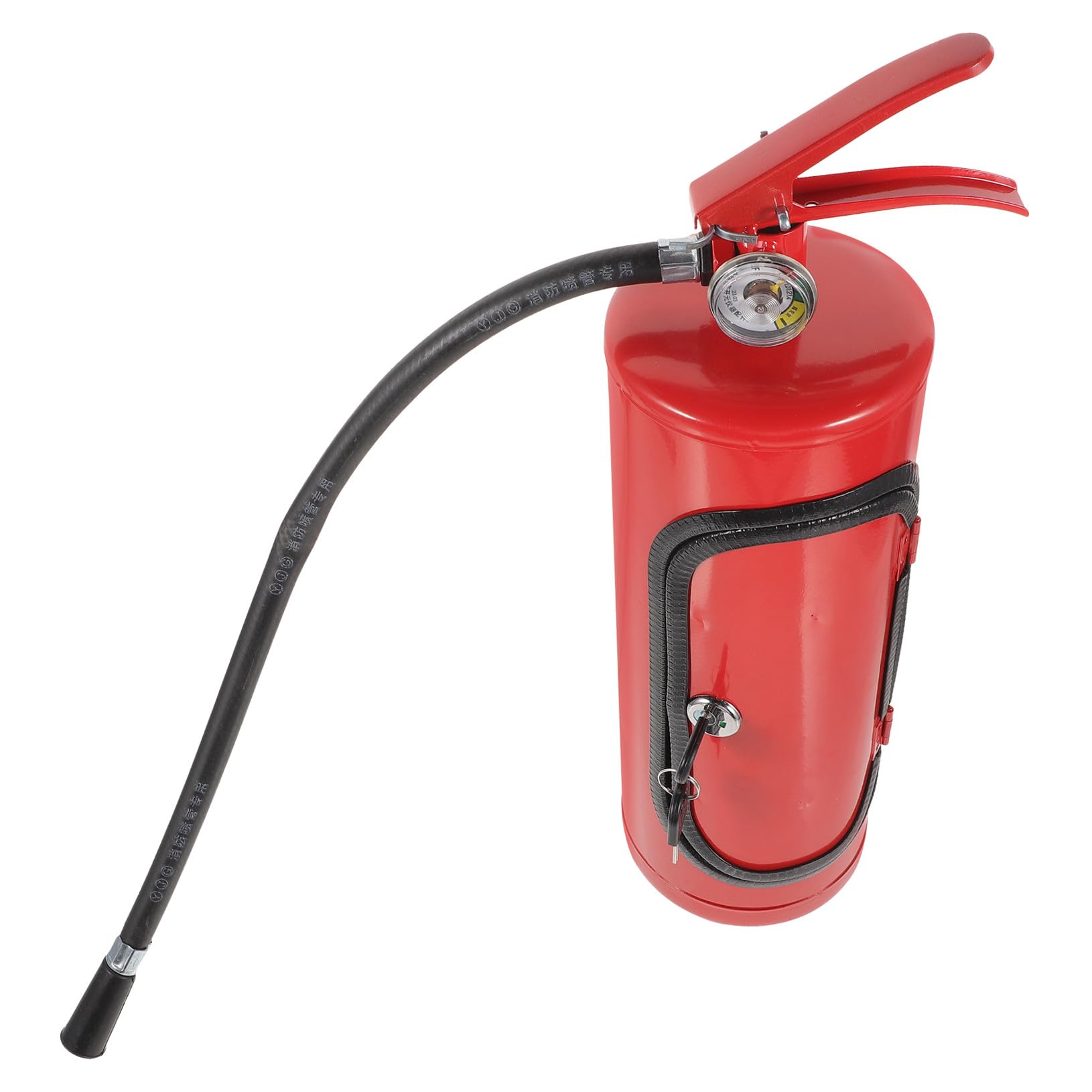 Boîte Métallique Rouge extincteur de rangement sécurisé et discret pour bouteilles de vin