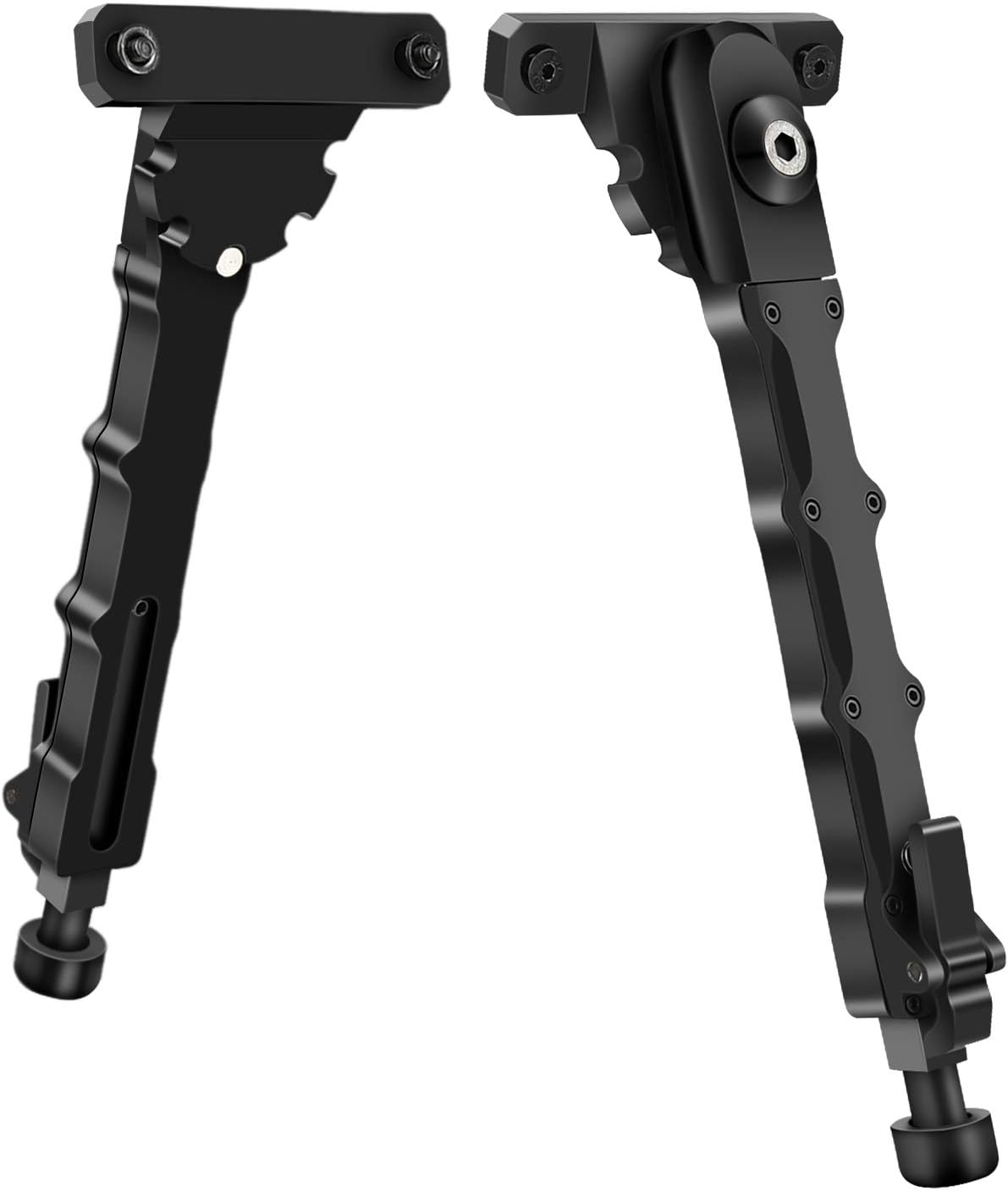 MidTen Keymod Bipod,Duty Black,Height 6-8 Inches for Hunting and Shooting